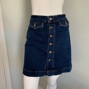 Loft denim skirt